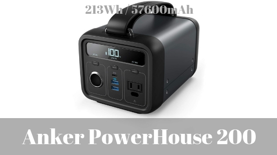 【新品・未使用】Anker PowerHouse 200 ポータブル電源