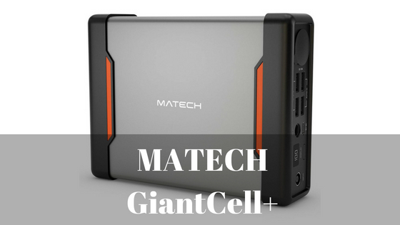 230Wh重量MATECH GiantCell+ポータブル電源　容量62400mAh  4個