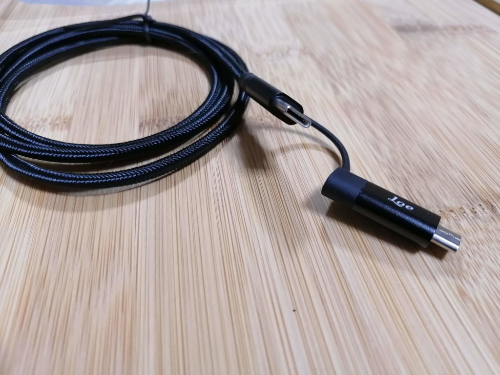 LOE 4in1 usb type c ケーブル ( 1m ) USB-C to micro usb / USB-A 変換 アダプタ 付き [ 56kΩ抵抗搭載 ] iPad Pro 11 iqos3 グロー switch android 各種、充電ケーブル