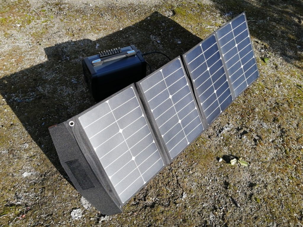 良品 Techoss ソーラーパネル 80W 折りたたみ式 軽量 コンパクト
